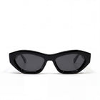 SORELL eyewear S_05N zonnebril zwart hexagon acetaat — vooraanzicht
